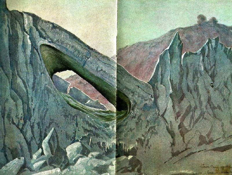 wilson fangade med stor inlevelse dramatiken och ogastvanligheten i polarlandskapet i manga av sina skisser